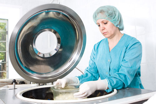 Woman in Bone Grafting Lab - Statesville, NC